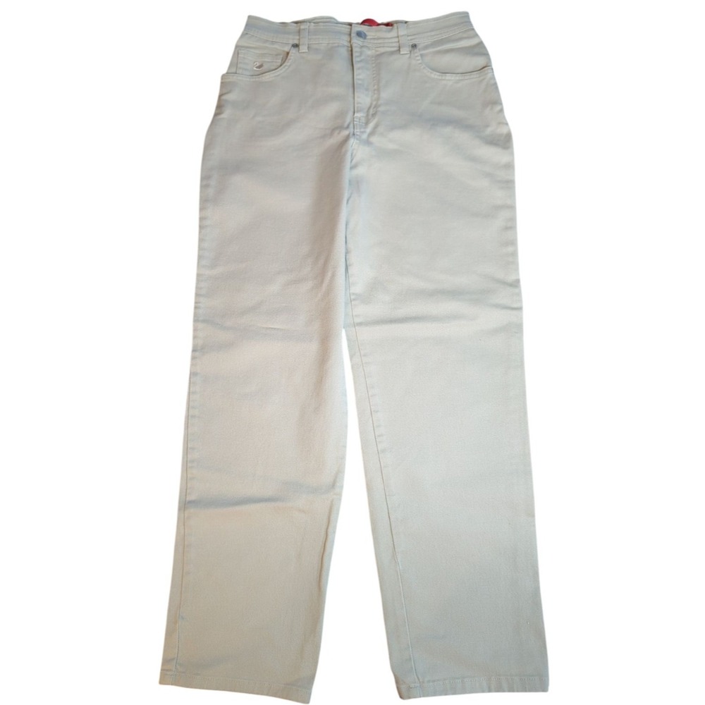 Gloria Vanderbilt Tan Khaki‎ Beige high waist jeans size 10 short 28" inseam 10S